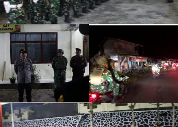 Antisipasi Gangguan Kamtibmas Polres Pakpak Bharat Bersama TNI Dan Satpol PP Gelar Patroli Skala Besar.