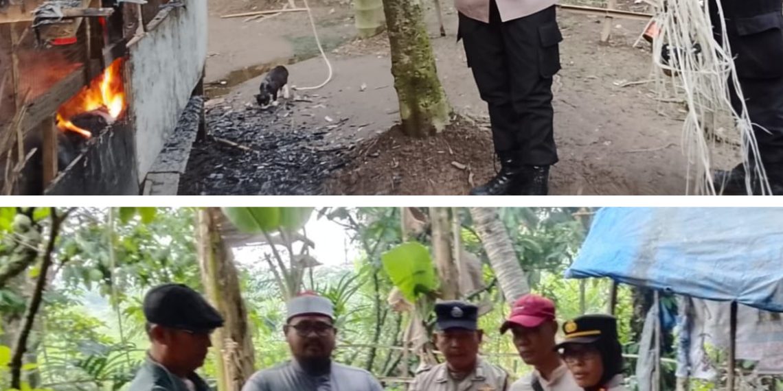 Polsek Binjai Bersama Tokoh Agama dan Masyarakat Grebek Sarang Narkoba di Tandem Hilir