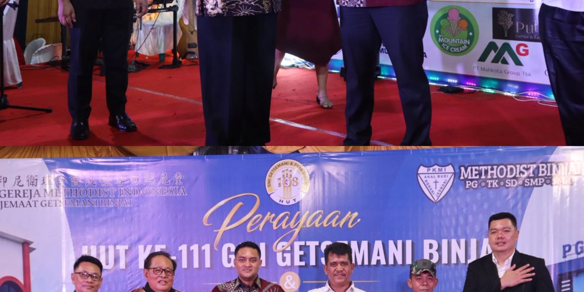 “Sinergi Rawat Toleransi” Kapolres Binjai Hadiri Perayaan HUT ke-111 GMI Getsemani & HUT ke-108 PKMI Binjai 🤝