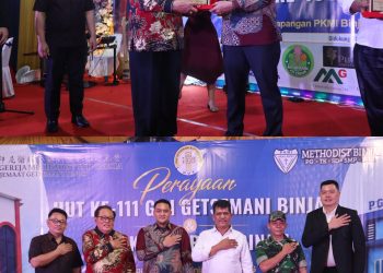 “Sinergi Rawat Toleransi” Kapolres Binjai Hadiri Perayaan HUT ke-111 GMI Getsemani & HUT ke-108 PKMI Binjai 🤝