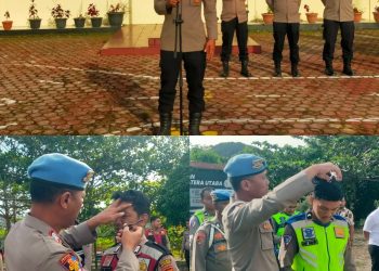 Berintegritas Dan Humanis Si Propam Polres Pakpak Bharat Lakukan Gaktiplin.