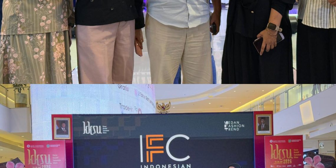 Desainer Binaan Pelindo Regional 1 Tampil di Medan Fashion Trend 2026