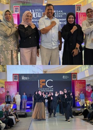 Desainer Binaan Pelindo Regional 1 Tampil di Medan Fashion Trend 2026