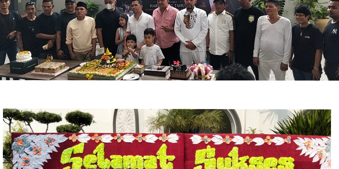 HUT ke-39, Pembina GRIB Jaya Kota Medan Ferdi Sanjaya Sembiring Gelar Syukuran dan Santuni Anak Yatim
