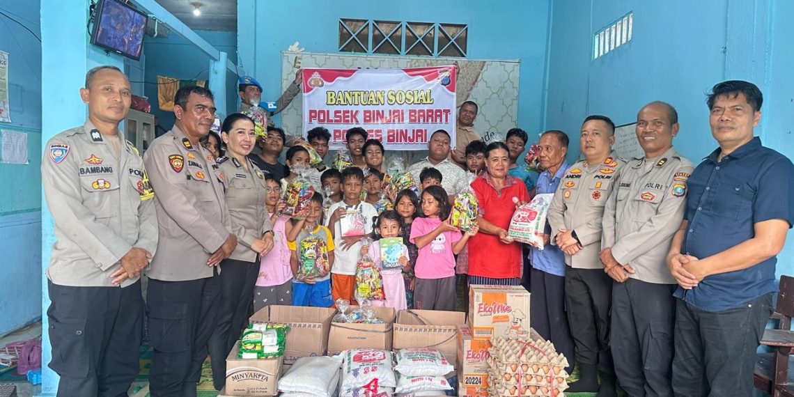 Polsek Binjai Barat Gelar Jum’at Berkah