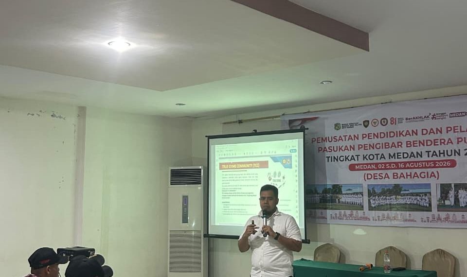 Giliran Kesbangpol Kota Medan Dan Anggota Paskibra Kota Medan Di Sambangi Satgaswil Sumut Densus 88 AT Polri.
