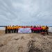 Polres Sibolga Bersihkan Pantai Pelabuhan Lama Kota Sibolga Sambut HUT ke-81 RI