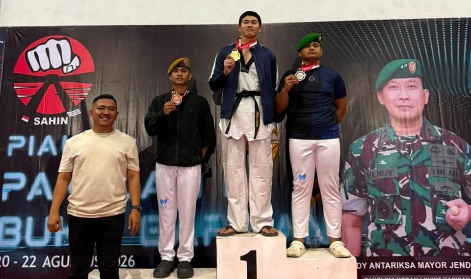 Personel SPN Polda Sumut Raih Juara I Taekwondo Piala Pangdam I Bukit Barisan