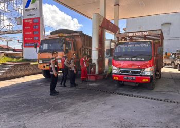 Jaga Kamtibmas, Sat Samapta Polres Sibolga Patroli SPBU Sibolga, Berikan Rasa Aman Kepada Masyarakat dan Pantau Situasi Agar Selalu Kondusif