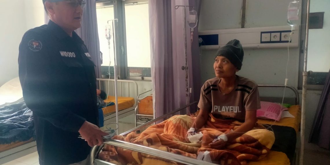 Personel Sie Humas Polres Pakpak Bharat Bantu Donorkan Darahnya Untuk Masyarakat.