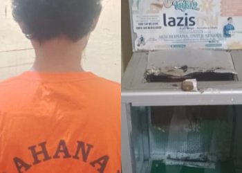 Polsek Binjai Timur Amankan Terduga Pelaku Pencurian Kotak Infaq dan Pengrusakan Masjid