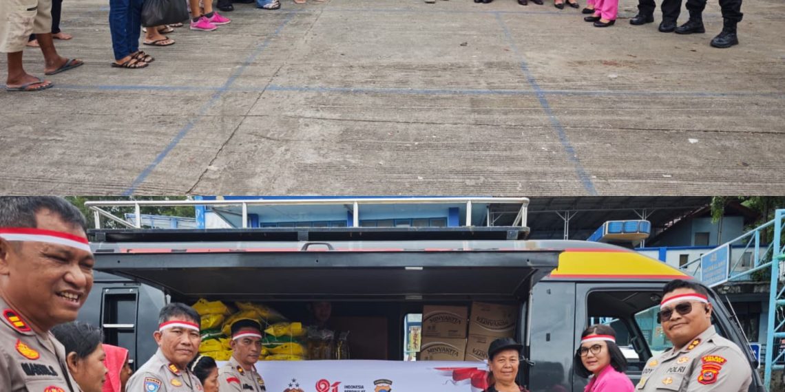Polres Sibolga Gelar Gerakan Pangan Murah, Warga Antusias Dapat Beras dan Minyak Murah
