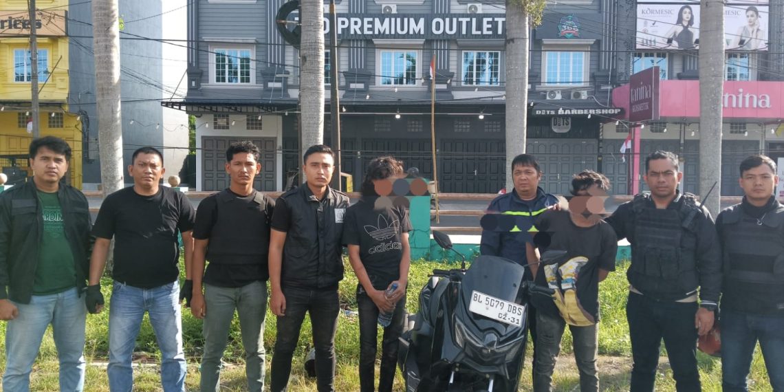 Dua Orang Residivis Warga Aceh Di Amankan Oleh Tim Sus LIBAS Polres Binjai, Diduga Pelaku Tindak Pidana Curanmor, Satu Unit NMAX Disita Polisi.