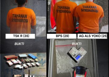 Gerak Cepat Satresnarkoba Polres Binjai, 3 Pelaku Narkoba Diciduk, Sabu dan Ekstasi Diamankan