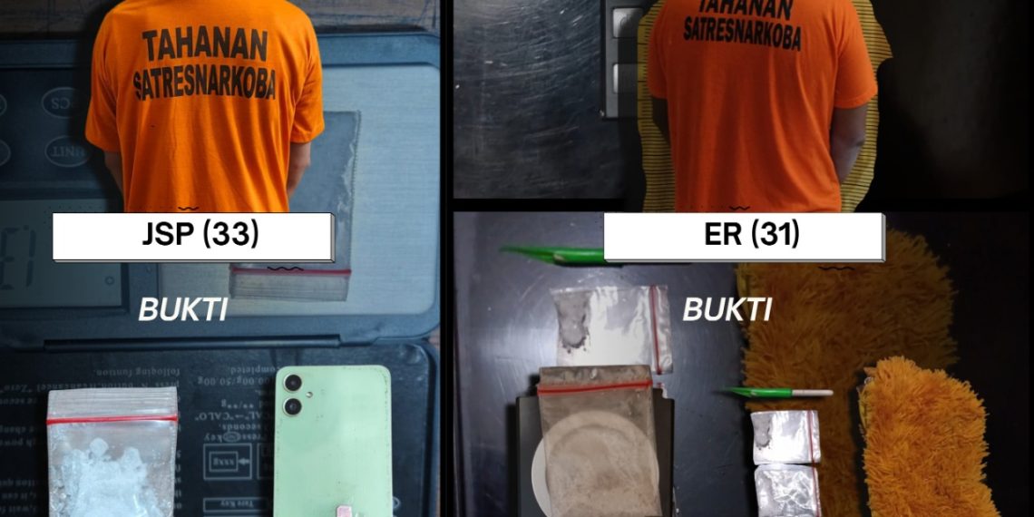 Komitmen Perangi Narkoba, Satresnarkoba Polres Binjai Tangkap Dua Pengedar Dan Amankan Barang Bukti Sabu