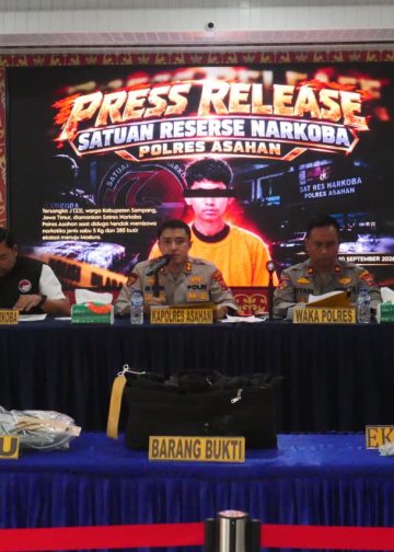 Polres Asahan Ungkap 5 Kilogram Lebih Sabu dan 285 Butir Ekstasi, Satu Tersangka Diamankan