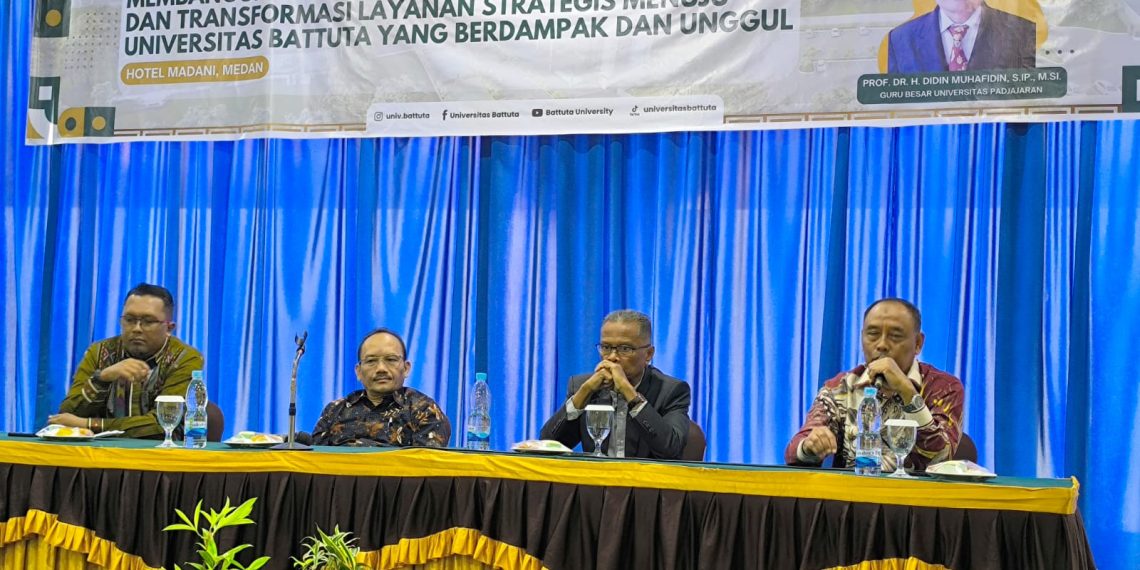 Gelar Strategi Besar di Hotel Madani, Ketua Yayasan dan Dewan Pembina Universitas Battuta Kompak Dorong Transformasi