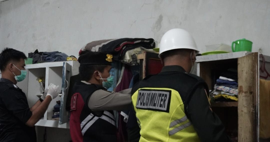 Perkuat Keamanan, Lapas Sibolga Gandeng APH Laksanakan Razia Gabungan Kamar Hunian