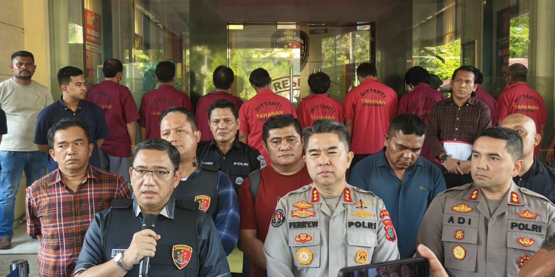 Polda Sumut dan Polres Humbahas Tetapkan 24 Tersangka Kasus Penyerangan di Matiti Humbahas