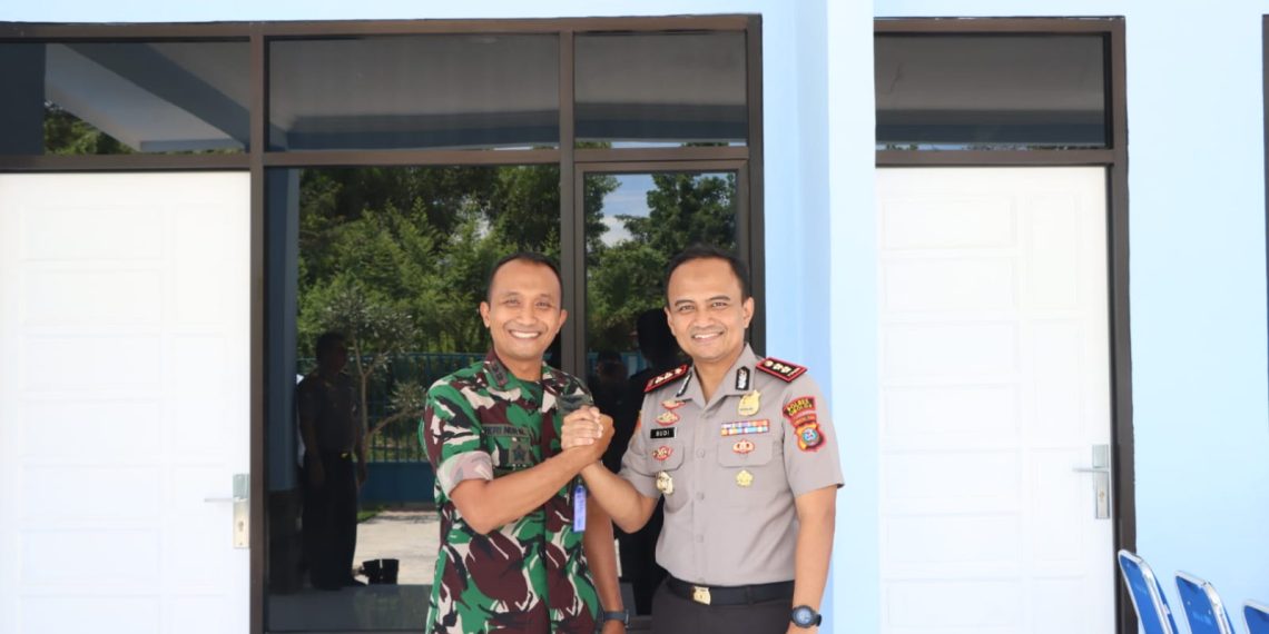 Kapolres Sibolga Sambangi Satrad 103, Perkuat Sinergitas TNI-Polri