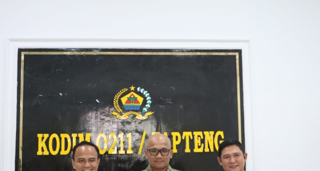 Kapolres Sibolga dan Kapolres Tapanuli Tengah Sambangi Makodim 0211/Tapanuli Tengah, Perkuat Sinergitas TNI-Polri