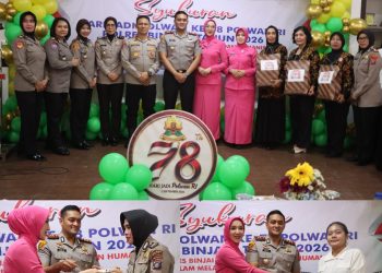 Polres Binjai Syukuran Hari Jadi Ke-78 Polwan RI Tahun 2026 Dengan Sederhana