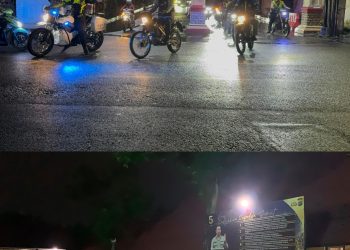 Perkuat Sinergitas Kapolres Binjai Bersama Forkopimda Laksanakan Patroli Gabungan Skala Besar