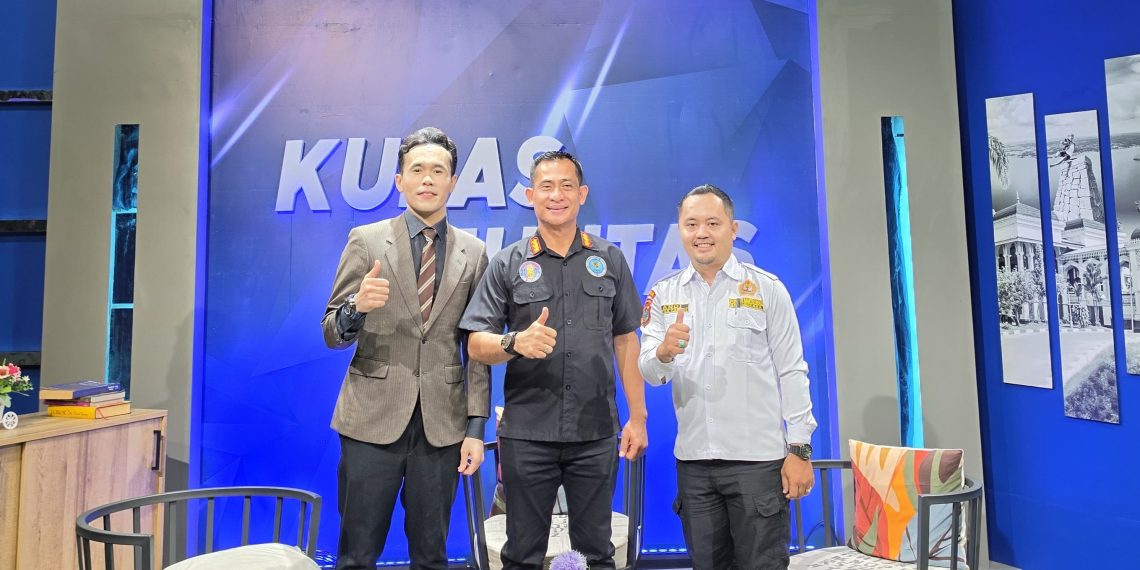 BNNP Sumut dan Pokdarkamtibmas Bahas Pemberantasan Narkoba di TVRI Sumut