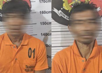 TV dan Tabung Gas Dicuri Saat Rumah Kosong, Dua Pelaku Dibekuk Polsek Hamparan Perak