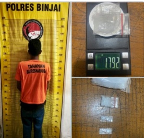 Kapolres Binjai AKBP Bimo Moernanda Persempit Ruang Gerak Pengedar Sabu, Satu Pria Diamankan