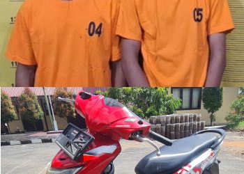 Dua Terduga Pelaku Curanmor Ditangkap Polsek Binjai Kota, Kapolres Tegaskan Komitmen Berantas 3C