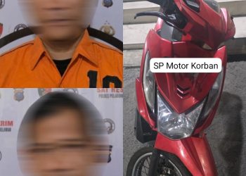 Beraksi Di Marelan, Sat Reskrim Polres Pelabuhan Belawan Tangkap 2 Pelaku Curanmor
