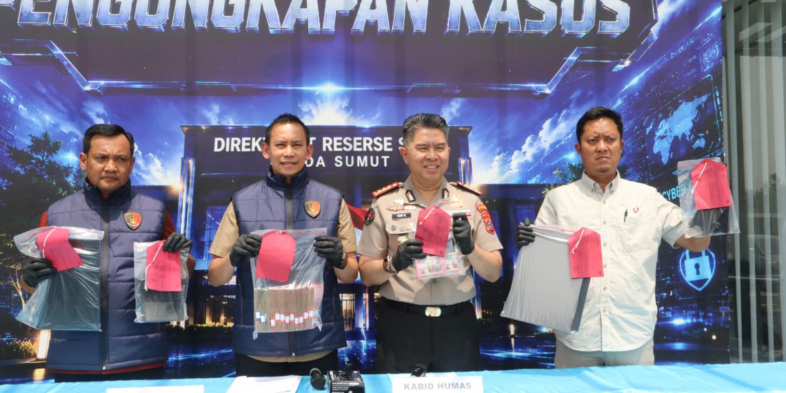 Ditressiber Polda Sumut Bongkar Jaringan Judi Online, Dua Orang Jadi Tersangka