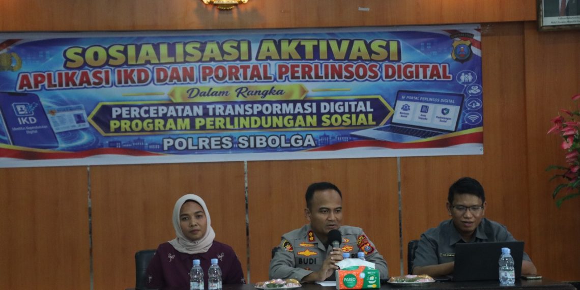 Polres Sibolga Sosialisasikan IKD dan Portal Perlinsos Digital, Dorong Percepatan Transformasi Digital