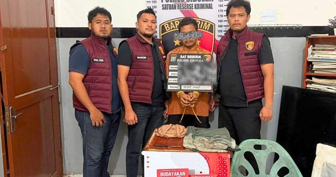 Polres Sibolga Tangkap Terduga Pelaku Curas yang Ancam Korban dengan Pisau