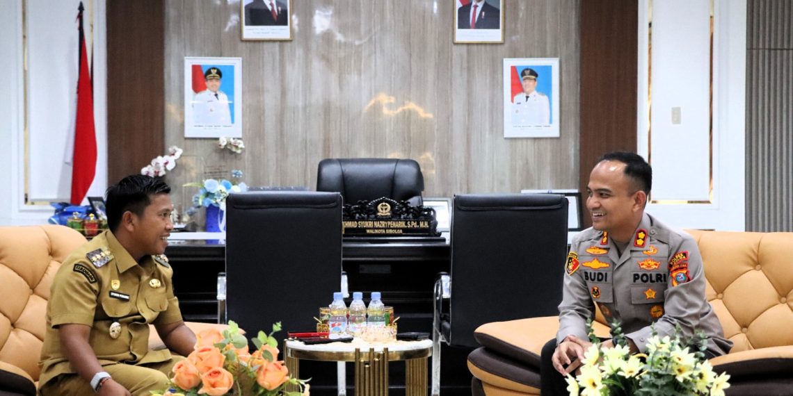 Kapolres Sibolga Silaturahmi ke Wali Kota, Perkuat Sinergi Jaga Kamtibmas
