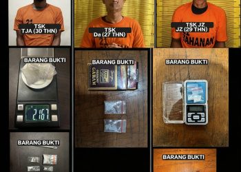 Kapolres Binjai Tegaskan Komitmen Berantas Narkoba, Tiga Pengedar Diamankan dengan 6,82 Gram Sabu