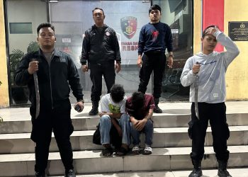 Respon Pengaduan Call Center 110,Tim Macan Amankan Dua Remaja Terkait Tawuran di Maden Lama
