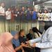 KEGIATAN PAGI WARGA BINAAN LANSIA RUTAN TANJUNG PURA BAGIKAN SUSU DAN VITAMIN SEKALIGUS GELAR SENAM PAGI DAN PENGECEKAN KESEHATAN