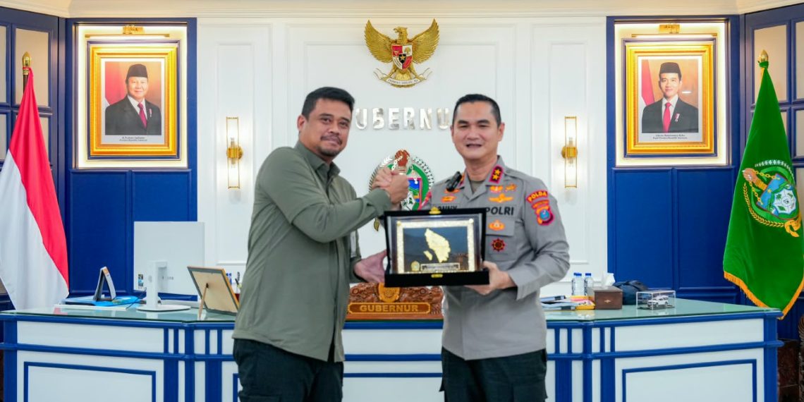 Kapolda Sumut Silaturahmi dengan Gubernur Perkuat Kolaborasi Jaga Kondusivitas Sumatera Utara