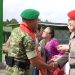 Sambut Danyonif TP 955/HS yang Baru, Kapolres Humbahas Tegaskan Soliditas TNI-Polri