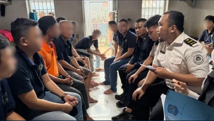 Rutan Kelas IIB Tanjung Pura Gelar Inventarisasi Masalah di Blok Hunian, Serap Aspirasi Warga Binaan