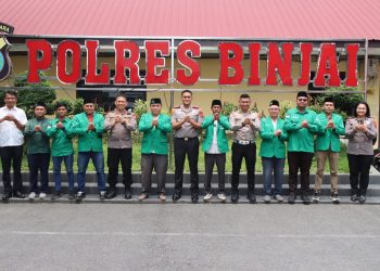 Kapolres Binjai Menerima Audensi Al-Washliyah, Perkuat Sinergi Jaga Kamtibmas dan Dukung HUT ke-96