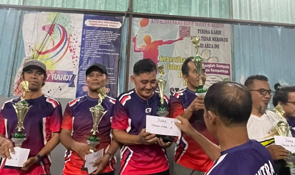 Julis Amitra-Taufik Juara Kelas B Turnamen PB Mitra Sporty Medan, Kadispora dan Ketua KONI Siap Dukung Bulutangkis