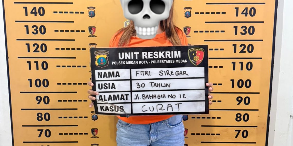 Tim Opsnal Polsek Medan Kota Amankan Terduga Pelaku Pencurian Tabung Gas di Tuasan, Residivis Kasus Lain