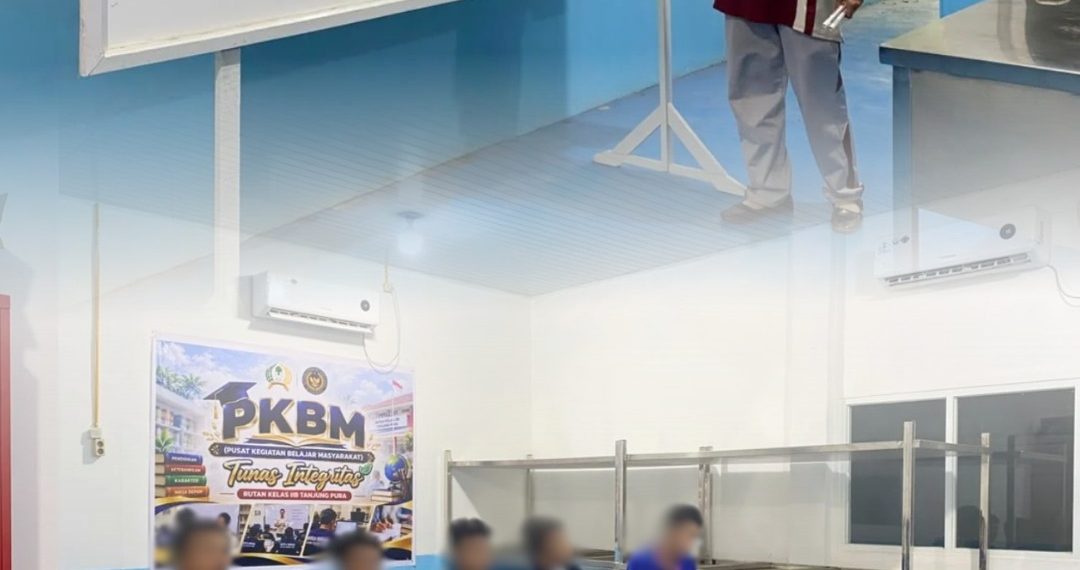 Hak Pendidikan Tetap Terpenuhi Warga Binaan Rutan Tanjung Pura Ikuti Program PKBM Paket A dengan Pengajar dari Peserta Magang