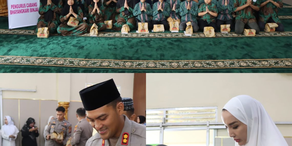 Kapolres Binjai AKBP R. Bimo Moernanda, S.I.K., M.H., Pimpin Syukuran dan Doa Bersama Anak Yatim