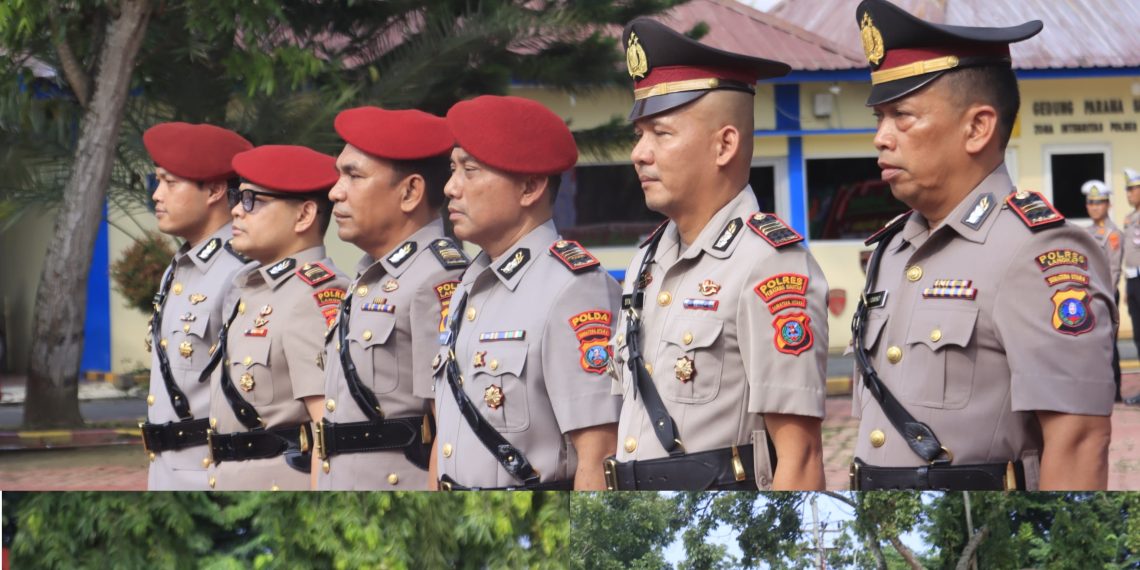 Kapolres Langkat pimpin sertijab Kasat Reskrim, Kasat Narkoba dan Kapolsek