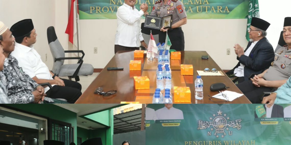 Kapolda Sumut Irjen Pol Sonny Irawan Ajak NU Bersinergi Jaga Keamanan dan Kerukunan