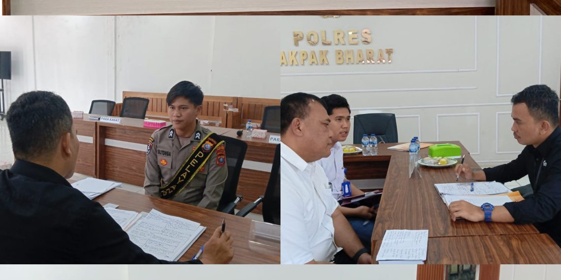 Polres Pakpak Bharat Terima Kunjungan Tim Penilai Ombudsman RI